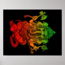Ganesha Guitar Print