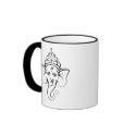 Ganesha head mugs