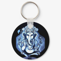 GANESHA Keychain by whittyart GANESHA Keychain
