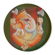 Ganesha magnet -1 by write2chinu Ganesha magnet -1