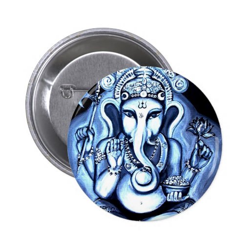 Ganesha Pinback Button