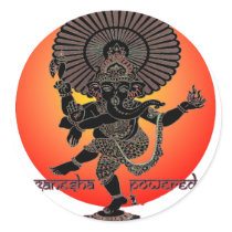 Ganesha Powered stickers