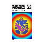 Ganesha Rainbow Mandala Stamp