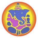 Ganesha Rainbow Mandala Sticker by armaiti Ganesha Rainbow Mandala Sticker