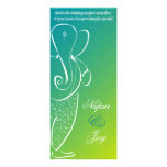 Ganesha Wedding Invite :: Aqua Green