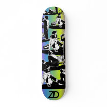 Gang Collage Gradient Skateboard