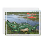 Gang Green Gator in the Glades Invitation