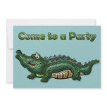 Gang Green Gator Invitation