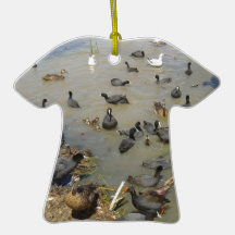 Gang of Water Fowl Christmas Tree Ornaments