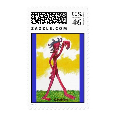 Gang Signs Stamp by Hoffard