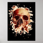 Gangs Skull - reddish Poster