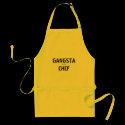 GANGSTA CHEF aprons