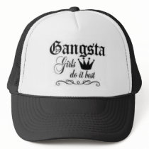 gangsta girls mesh hat