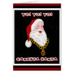 Gangsta Santa Greeting Card