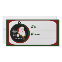 Gangsta Santa Photo Card photo cards