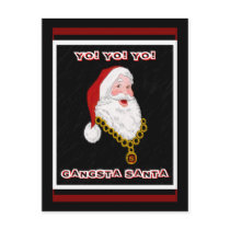Gangsta Santa Postcard