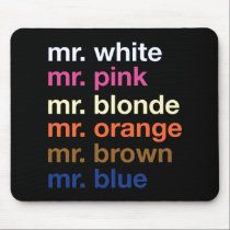 Gangster Colors mousepads