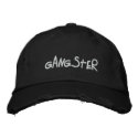 GANGSTER embroidered hats by GrungeFactory GANGSTER embroidered hats