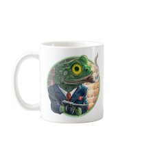 Gangster Frog Mug by AFrogsLife Gangster Frog Mug