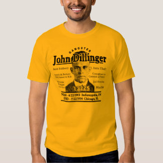 john dillinger shirt