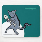 gangster kitten mousepads