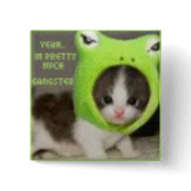 Gangster Kitty buttons by Marinita621 Gangster Kitty buttons