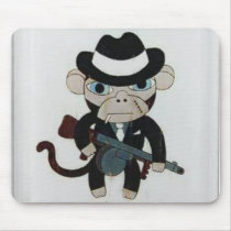 gangster mokey mousepad