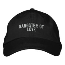 gangster of love embroidered hats