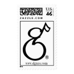 gans logo first class stamp
