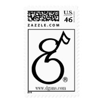 gans logo first class stamp