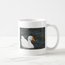 Ganso chino blanco taza