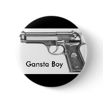 Gansta Boy Gun Button by Molk20 Gansta Boy Gun Button