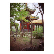 Gaozhan Temple -Pavilion- Poster posters by norman888 Gaozhan Temple -Pavilion- Poster posters