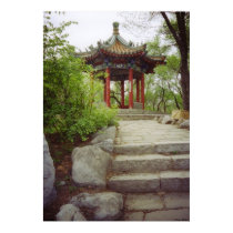 Gaozhan Temple -Pavilion- Poster 2 posters by norman888 Gaozhan Temple -Pavilion- Poster 2 posters