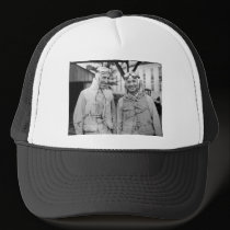 Gar Wood and Orlin Johnson - Vintage "Autographed" hats