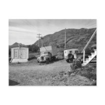 Garage and Yard at Kodiak Refuge Postcards