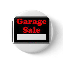 Garage Sale Pinback Buttons