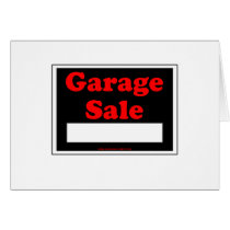 Garage Sale Greeting Card