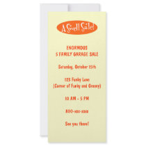 Garage Sale Flyers ~ A Swell Sale! rack cards by Regella Garage Sale Flyers ~ A Swell Sale! rack cards