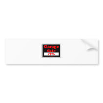 Garage Sale King Bumper Stickers
