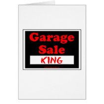 Garage Sale King Cards