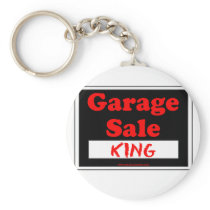 Garage Sale King Keychain