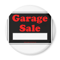 Garage Sale Fridge Magnet
