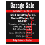 Garage Sale Sign Flyer