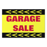 Garage Sale yard signs