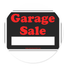 Garage Sale Sticker