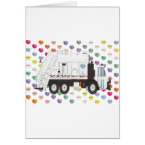 Garbage Truck Love Card