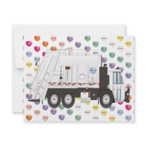 Garbage Truck Love Invite