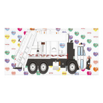 Garbage Truck Love photo cards by graphxpro Garbage Truck Love photo cards