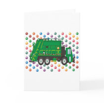 garbage truck Ornaments cards by graphxpro garbage truck Ornaments cards